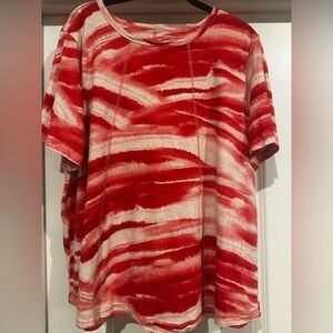 Westbound Red Tie-Dye Women's Top​